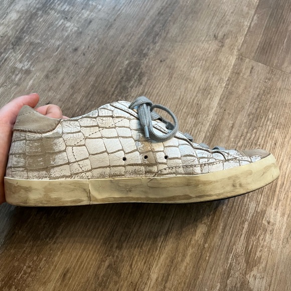 Golden Goose White Croc Superstar Sneakers (DISCONTINUED DESIGN!) - Picture 12 of 15